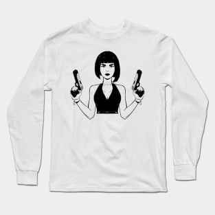 Girl with guns Long Sleeve T-Shirt